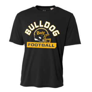Bett Football Adult Cooling Performance Tshirt – Black