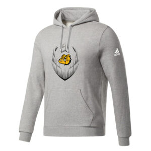 Bett Football Adidas Fleece Unisex Hooded Sweatshirt MedGrey Heather