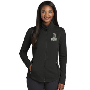 Boone Swim Dive Port Authority Ladies Collective Smooth Fleece Jacket-Black