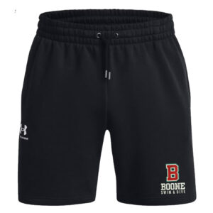 Boone Swim Dive Under Armour UA ICON 7.5″ Fleece Shorts-Black