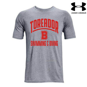Boone Swim Dive Under Armour Athletics soft cotton blend T-shirt-Steel Grey (medium is out of stock)