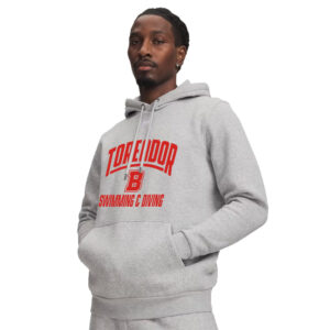 Boone Swim Dive Under Armour Men’s Team Icon Fleece Hoodie-Mod Grey