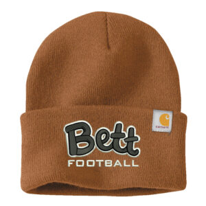 10. Bettendorf HS Football Carhartt Watch Cap 2.0-Carhartt Brown