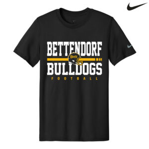 19. Bettendorf HS Football Nike Swoosh rLegend Tee-Black