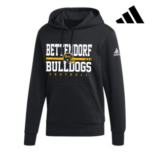 22. Bettendorf HS Football adidas Fleece Hoodie-Black