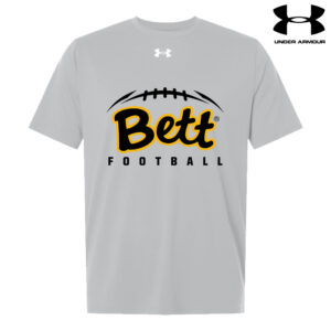 35. Bettendorf HS Football Under Armour Team Vanish Soft Touch Short Sleeve Tee-Mod Grey