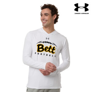 38. Bettendorf HS Football Under Armour Team Vanish Performance Hoodie-White