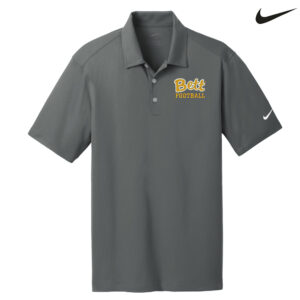 67. Bettendorf HS Football Nike Dri-FIT Vertical Mesh Polo-Anthracite