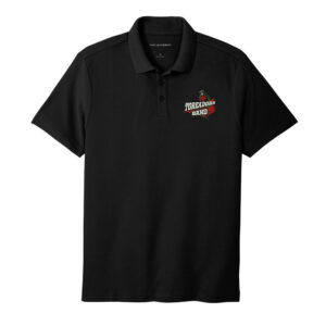Boone Band Port Authority Men SuperPro React Polo – DeepBlack