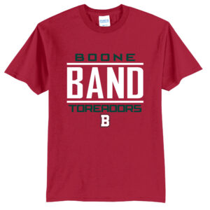 Boone Band Unisex Short Sleeve T Shirt – RED