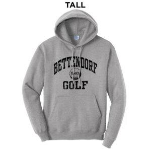 Bett Golf Tall Fleece Hooded Sweatshirt-Athletic Heather