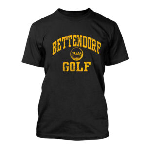Bett Golf Unisex Short Sleeve Tee-Black