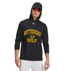 Bett Golf Under Armour Mens Team Vanish Performance Hoodie-Black