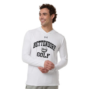 Bett Golf Under Armour Mens Team Vanish Performance Hoodie-White