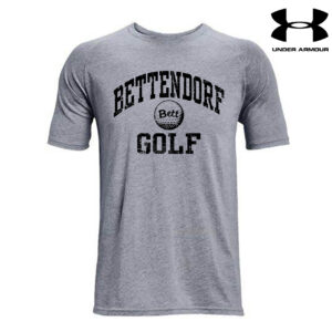 Bett Golf Under Armour Athletics soft cotton blend T-shirt-Steel Grey (medium is out of stock)