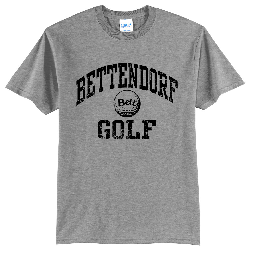 Bett Golf Unisex Short Sleeve Tee-Athletic Heather