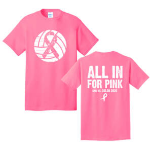 CPU Pink Volleyball Unisex Core Cotton Tee – NeonPink