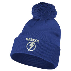 Camanche CC Adidas Solid Cuffed Pom Beanie Stocking Cap Team Royal Blue