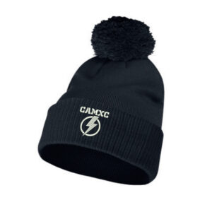 Camanche CC Adidas Solid Cuffed Pom Beanie Stocking Cap Team Black