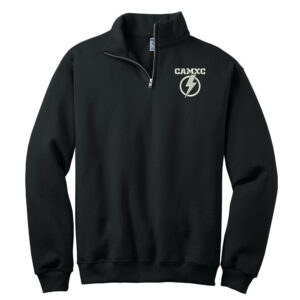 Camanche CC JERZEES Nublend Unisex Cadet Collar Sweatshirt – Black