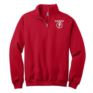 Camanche CC JERZEES Nublend Unisex Cadet Collar Sweatshirt – TrueRed