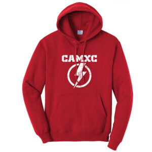 Camanche CC Unisex Classic Core weight Cozy Pullover Hooded Sweatshirt – Red