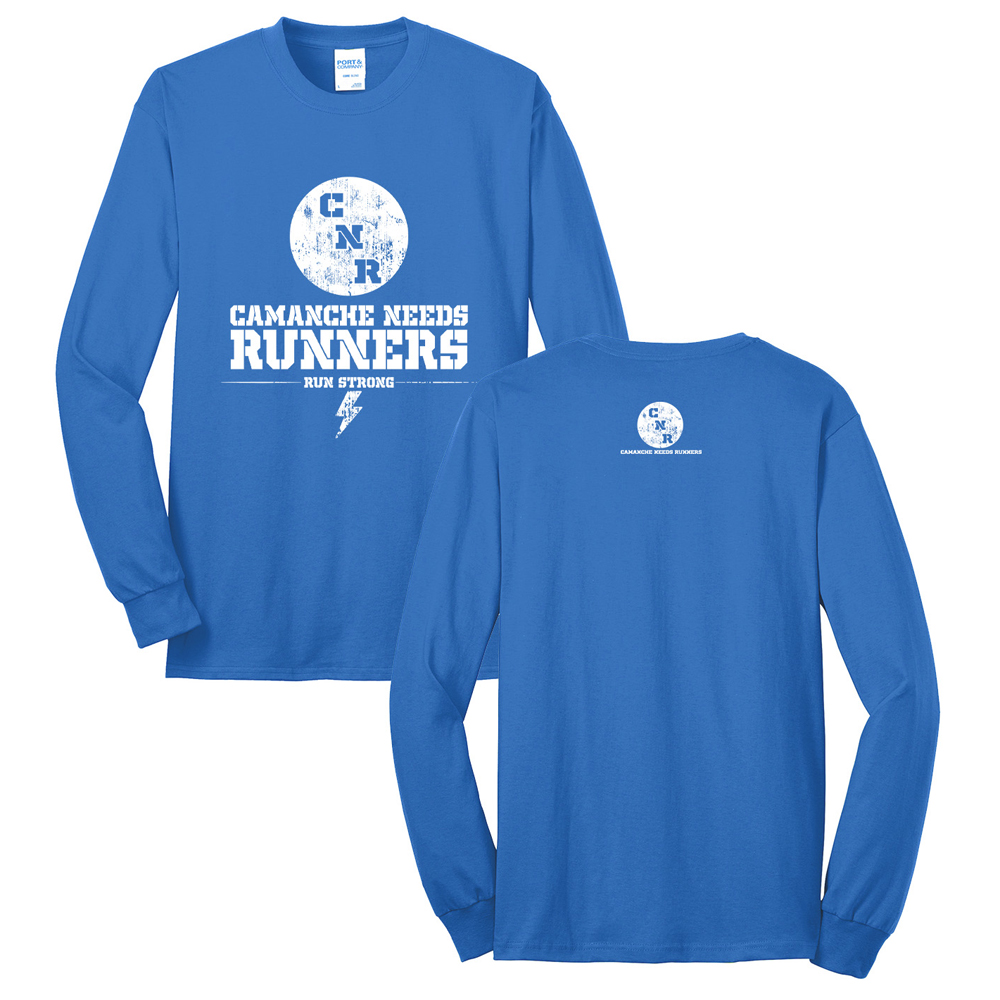 Camanche CC Unisex Long Sleeve Core Blend T Shirt - royal