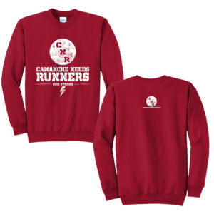 Camanche CC Unisex Core Fleece Crewneck Sweatshirt – RED