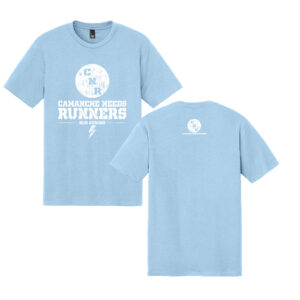 Camanche CC Rah Rah Unisex clothing District Perfect Tri blend Crew Tee – IceBlue