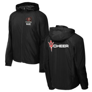 Clinton Cheer Fall Team Sport-Tek Men – Hooded Raglan Jacket-Black