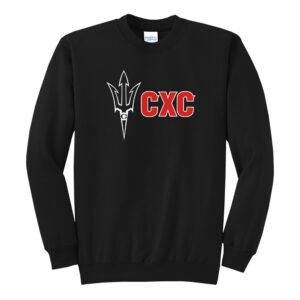 Clinton CC Unisex Core Fleece Crewneck Sweatshirt-Black