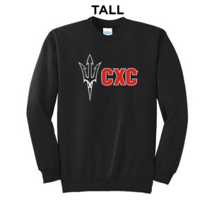 Clinton CC Tall Fleece Crewneck Sweatshirt-Black