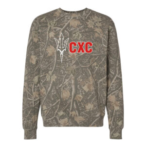Clinton CC Independent Trading Co Unisex Heavyweight Crewneck Sweatshirt-Deadwood Camo