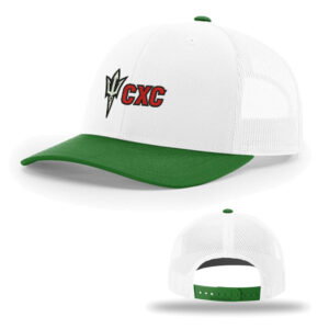 Clinton CC Richardson Pro Mesh Adjustable Trucker Cap Combo-White/Kelly