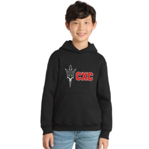 Clinton CC Youth Fleece Hooded Sweatshirt-Black