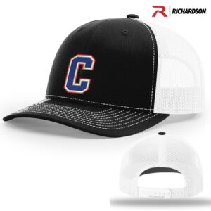 Camanche Richardson Pro Crown Mesh Back Adjustable back cap – SPLBlackWhite