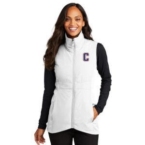 Camanche Port Authority Ladies Collective Insulated Vest – White