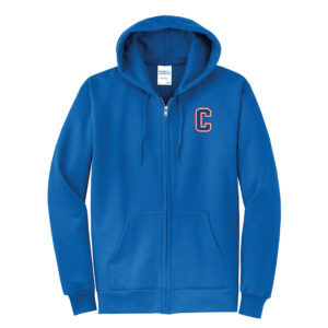 Camanche Unisex Classic Full Zip Hooded Sweatshirt – royal