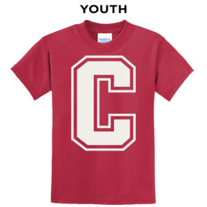 Camanche Youth Short Sleeve T Shirt – RED