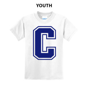 Camanche Youth Short Sleeve T Shirt – White