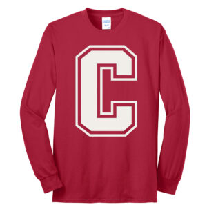 Camanche Unisex Long Sleeve Core Blend T Shirt – RED
