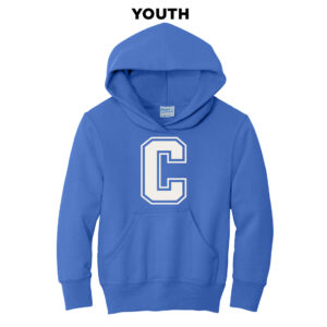 Camanche Youth Hooded Sweatshirt – royal