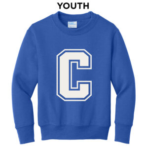Camanche  Youth Crewneck Sweatshirt – royal