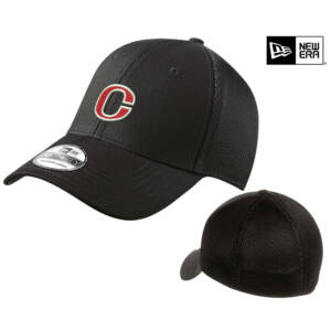 Clinton Community Schools New Era Stretch Mesh Cap-Black