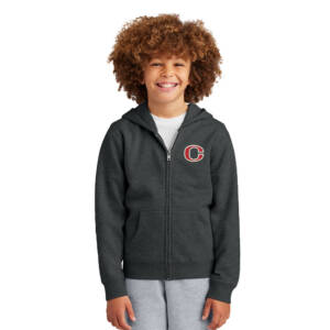 Clinton Community Schools District Youth VIT Fleece Full-Zip Hoodie-Black