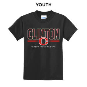 Clinton Community Schools Youth Short Sleeve Tee-Black