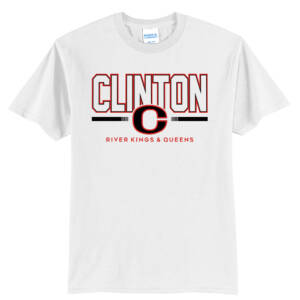 Clinton Community Schools Unisex Short Sleeve Tee-White
