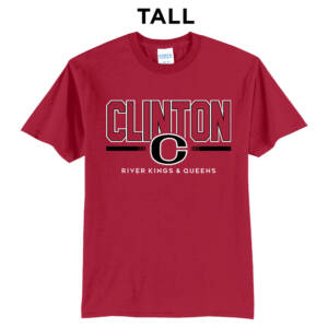 Clinton Community Schools Tall Short Sleeve Tee-Red
