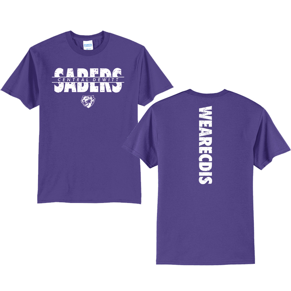 CD Intermediate Unisex Short Sleeve Tee-Purple