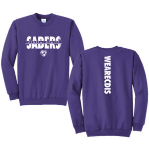 CD Intermediate Unisex Fleece Crewneck Sweatshirt-Purple